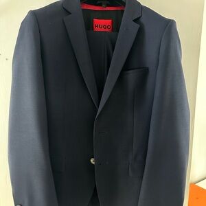 Hugo Men’s Blue Slim Fit Suit